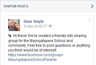 PTA facebook post