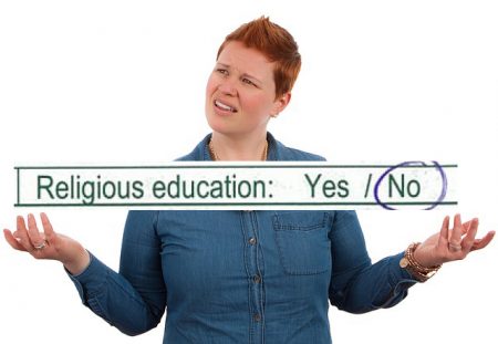 religious education on enrolment forms