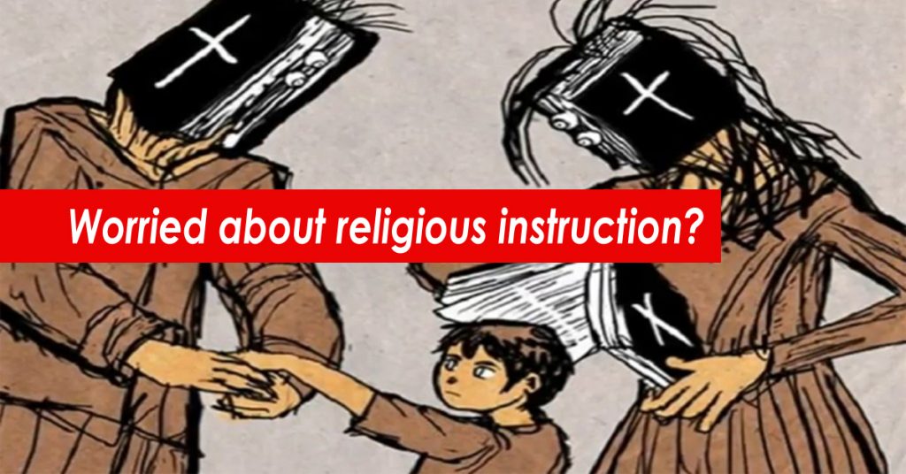worried about religious instruction