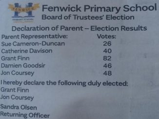 fenwick school BOT vote results