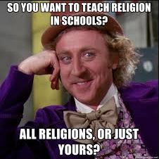 teach religion in schools